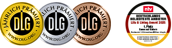 DLG Siegel und ntv Auszeichnung für beliebteste Anbieter 2025