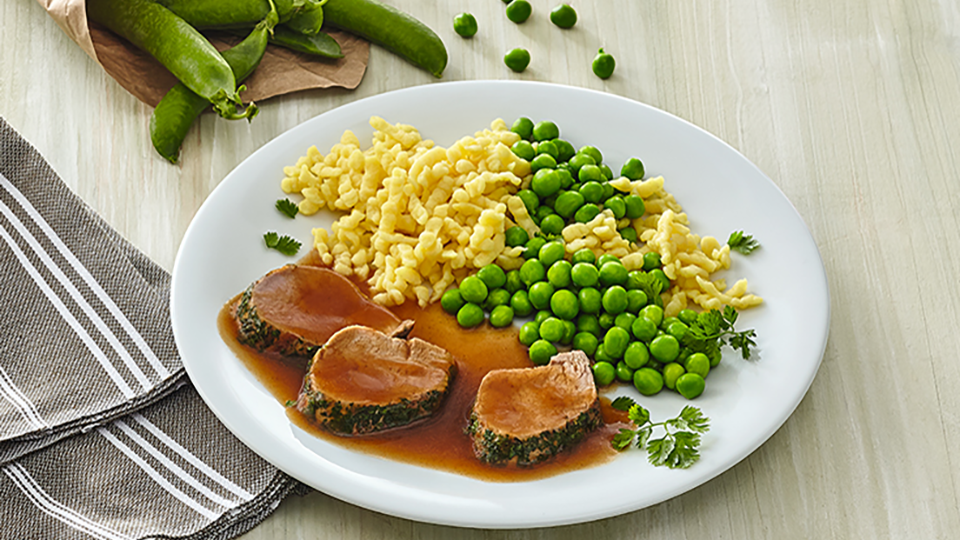 Schweinefilet im Kräutermantel