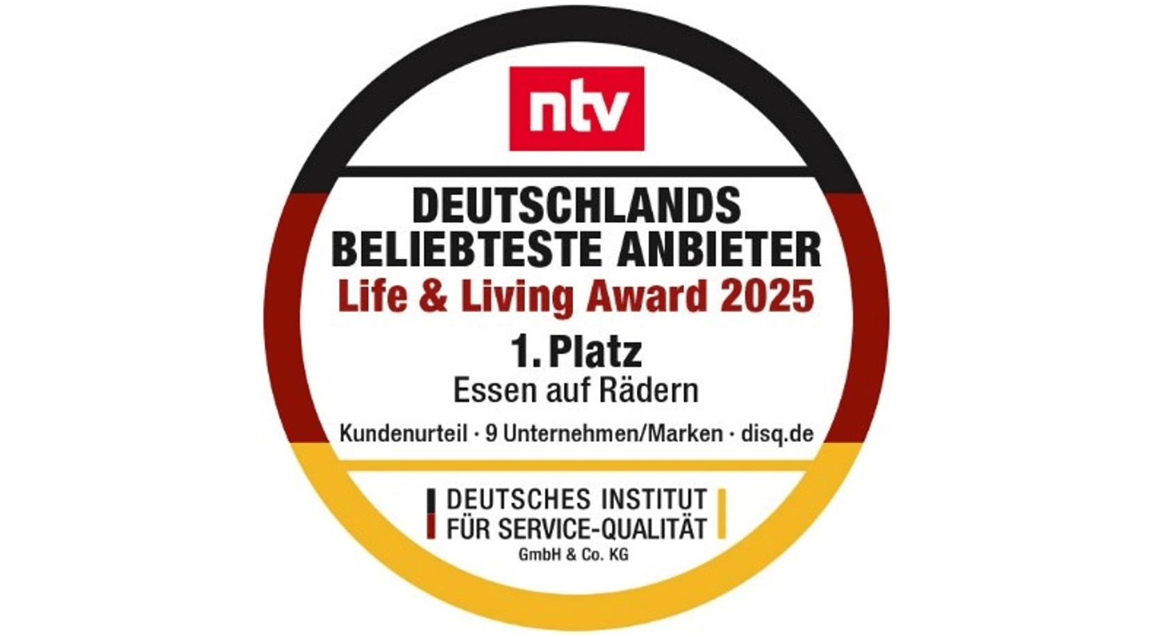 Siegel des DISQ Awards