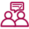 Icon Weiterempfehlung in rot
