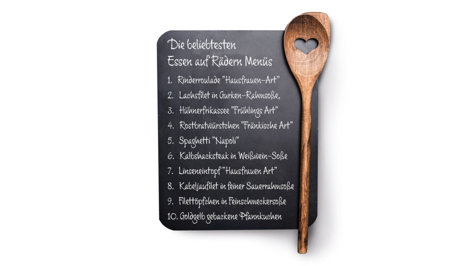 Die beliebtesten Essen auf Rädern Menüs