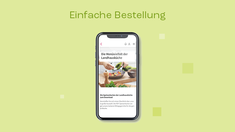 Landhausküche App Bestellung