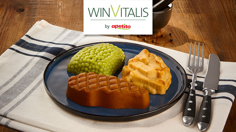 Püriertes und geformtes Menü von winVitalis